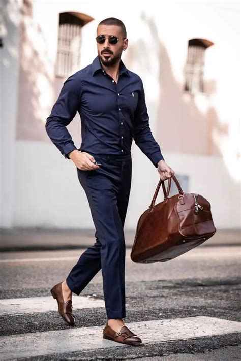 navy blue pants shirt colors.